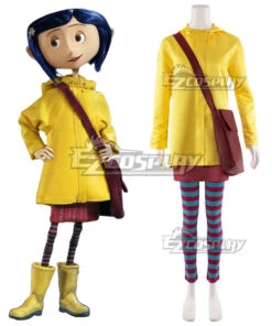 Halloween Coraline 2009 Movie Cosplay Costume -EZCOSPLAY SHOP halloween coraline 2009 movie cosplay costume 1