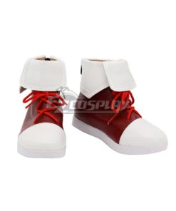 High-Rise Invasion Mayuko Nise White Cosplay Shoes -EZCOSPLAY SHOP high rise invasion mayuko nise white cosplay shoes 2