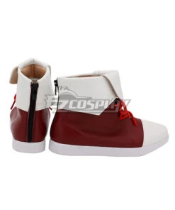 High-Rise Invasion Mayuko Nise White Cosplay Shoes -EZCOSPLAY SHOP high rise invasion mayuko nise white cosplay shoes 3