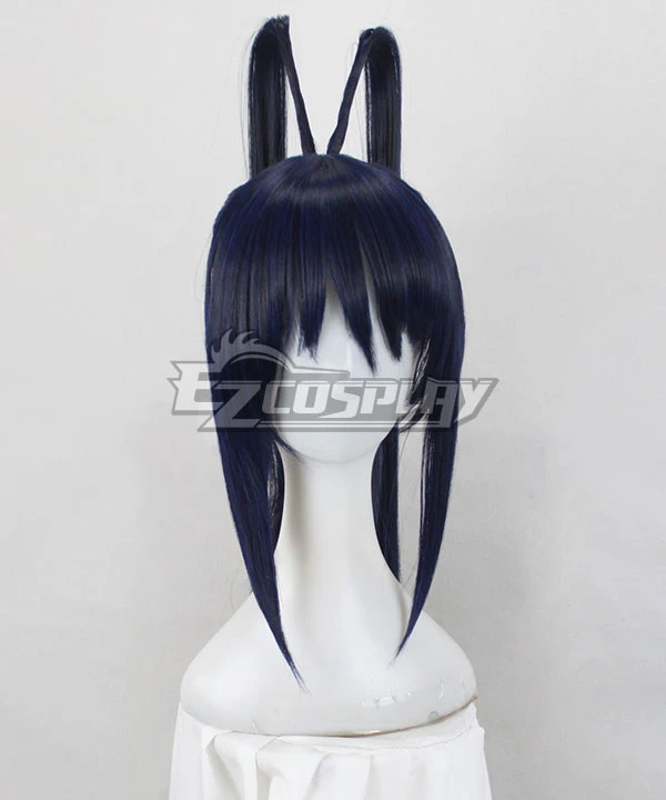 High School DxD BorN Akeno Himejima Blue Cosplay Wig 2 High School DxD BorN Akeno Himejima Blue Cosplay Wig - Image 2