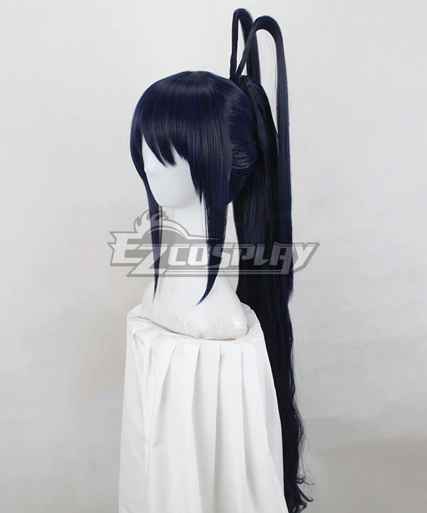High School DxD BorN Akeno Himejima Blue Cosplay Wig 3 High School DxD BorN Akeno Himejima Blue Cosplay Wig - Image 3