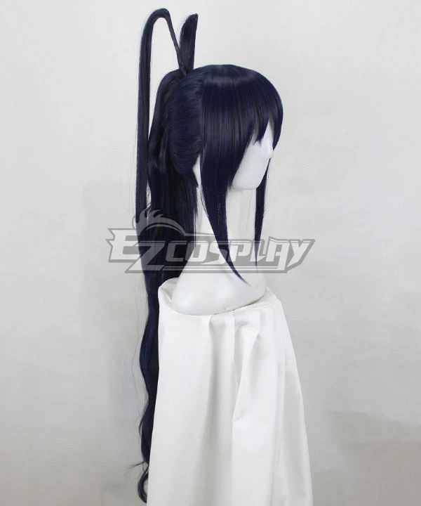 High School DxD BorN Akeno Himejima Blue Cosplay Wig 4 High School DxD BorN Akeno Himejima Blue Cosplay Wig - Image 4