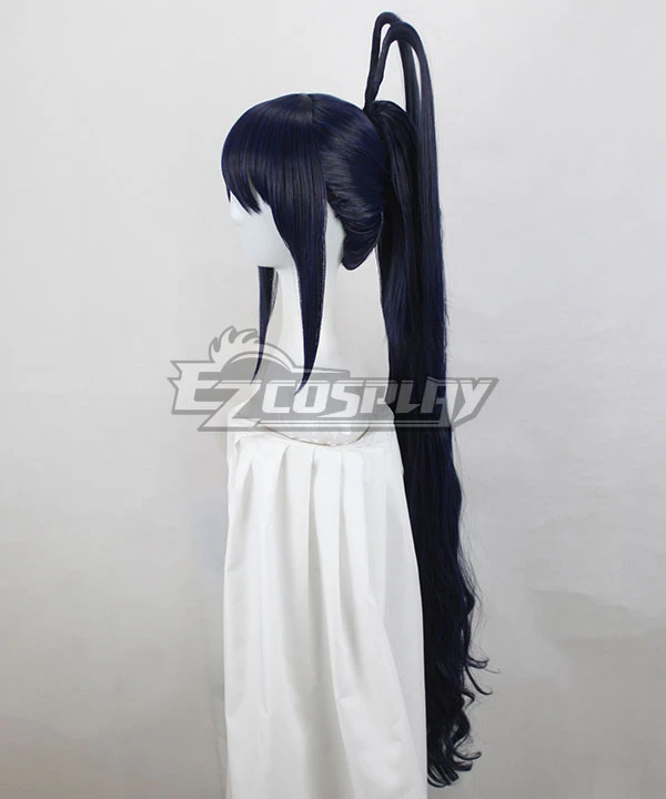 High School DxD BorN Akeno Himejima Blue Cosplay Wig 5 High School DxD BorN Akeno Himejima Blue Cosplay Wig - Image 5