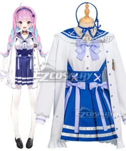 Hololive Youtuber Vtuber Aqua Cosplay Costume