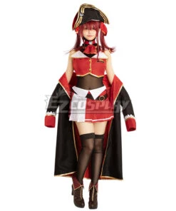 Hololive Youtuber Vtuber Houshou Marine Cosplay Costume