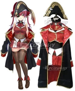 Hololive Youtuber Vtuber Houshou Marine Cosplay Costume -EZCOSPLAY SHOP hololive youtuber vtuber houshou marine cosplay costume 1