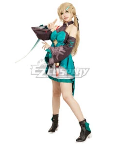 Honkai: Star Rail Qingque Cosplay Costume -EZCOSPLAY SHOP honkai star rail qingque cosplay costume 03