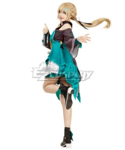 Honkai: Star Rail Qingque Cosplay Costume -EZCOSPLAY SHOP honkai star rail qingque cosplay costume 04