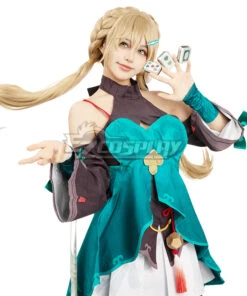 Honkai: Star Rail Qingque Cosplay Costume -EZCOSPLAY SHOP honkai star rail qingque cosplay costume 05