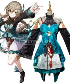 Honkai: Star Rail Qingque Cosplay Costume -EZCOSPLAY SHOP honkai star rail qingque cosplay costume 1