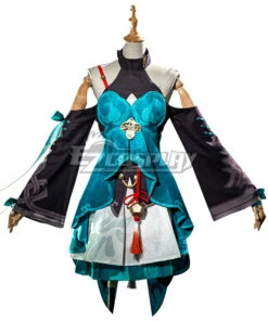 Honkai: Star Rail Qingque Cosplay Costume -EZCOSPLAY SHOP honkai star rail qingque cosplay costume 2