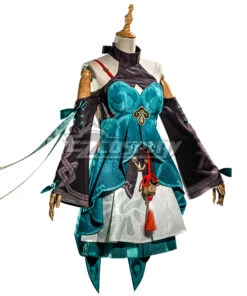 Honkai: Star Rail Qingque Cosplay Costume -EZCOSPLAY SHOP honkai star rail qingque cosplay costume 3