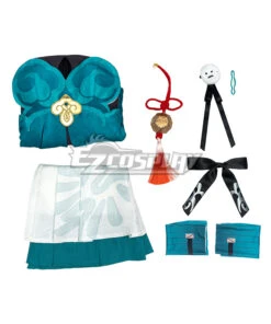 Honkai: Star Rail Qingque Cosplay Costume -EZCOSPLAY SHOP honkai star rail qingque cosplay costume 5