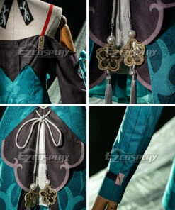 Honkai: Star Rail Qingque Cosplay Costume -EZCOSPLAY SHOP honkai star rail qingque cosplay costume 9