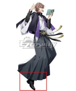 Hypnosis Mic Division Rap Battle Gentaro Yumeno Phantom Black Cosplay Shoes