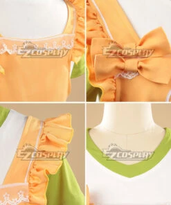 Infinity Nikki Nikki Yellow Short-sleeved Overalls Cosplay Costume -EZCOSPLAY SHOP infinity nikki nikki yellow short sleeved overalls cosplay costume 7