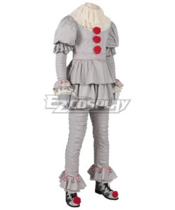 Halloween Clown Horror Doll Scary Devil Joker Cosplay Costume -EZCOSPLAY SHOP it chapter two pennywise cosplay costume 3 1