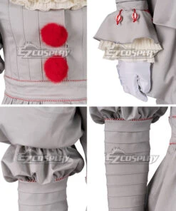 Halloween Clown Horror Doll Scary Devil Joker Cosplay Costume -EZCOSPLAY SHOP it chapter two pennywise cosplay costume 8