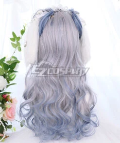 Japan Harajuku Lolita Series Blue Bird White Blue Cosplay Wig 5 Japan Harajuku Lolita Series Blue Bird White Blue Cosplay Wig -EZCOSPLAY SHOP japan harajuku lolita series blue bird white blue cosplay wig 3