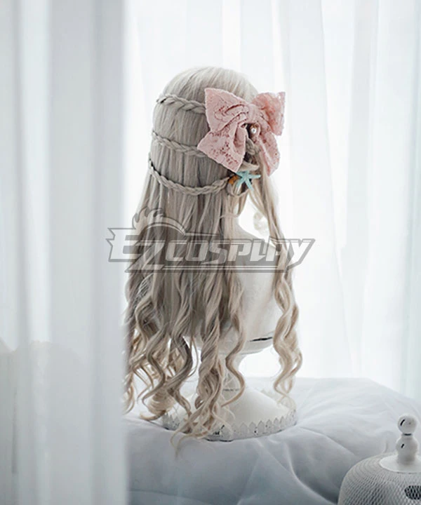 Japan Harajuku Lolita Series DREAMHOLIC Artemis' Dream White Cosplay Wig 6 Japan Harajuku Lolita Series DREAMHOLIC Artemis' Dream White Cosplay Wig - Image 6