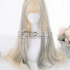 Japan Harajuku Lolita Series Gradient Golden Grey Cosplay Wig -EZCOSPLAY SHOP japan harajuku lolita series gradient golden grey cosplay wig