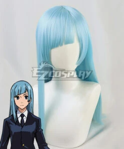 Jujutsu Kaisen Sorcery Fight Kazumi Miwa Blue Cosplay Wig