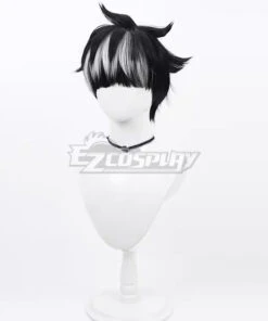 Kaiju No.8 Gen Narumi Black Cosplay Wig -EZCOSPLAY SHOP kaiju no.8 gen narumi black cosplay 3