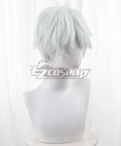 Kaiju No.8 Reno Ichikawa Silver Cosplay Wig -EZCOSPLAY SHOP kaiju no.8 reno ichikawa silver cosplay wig 3