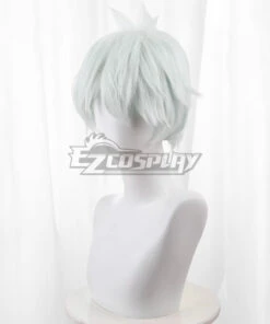 Kaiju No.8 Reno Ichikawa Silver Cosplay Wig -EZCOSPLAY SHOP kaiju no.8 reno ichikawa silver cosplay wig 4