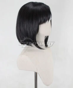 Kaiju No.8 Rin Shinonome Black Cosplay Wig -EZCOSPLAY SHOP kaiju no.8 rin shinonome black cosplay wig 4
