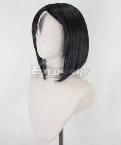 Kaiju No.8 Rin Shinonome Black Cosplay Wig -EZCOSPLAY SHOP kaiju no.8 rin shinonome black cosplay wig 5