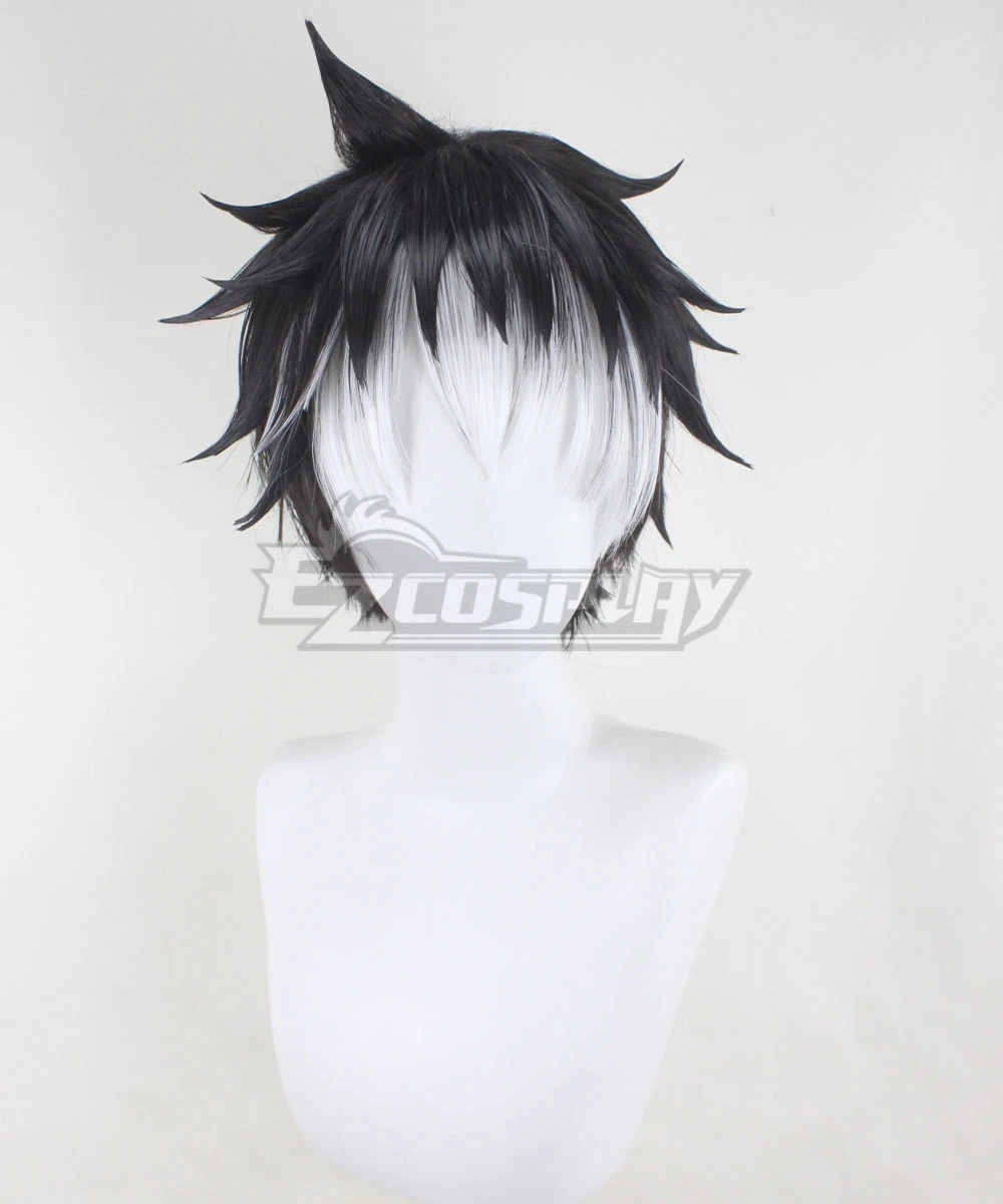 Kaiju No. 8 Gen Narumi Gray Black Cosplay Wig B Edition - Image 2