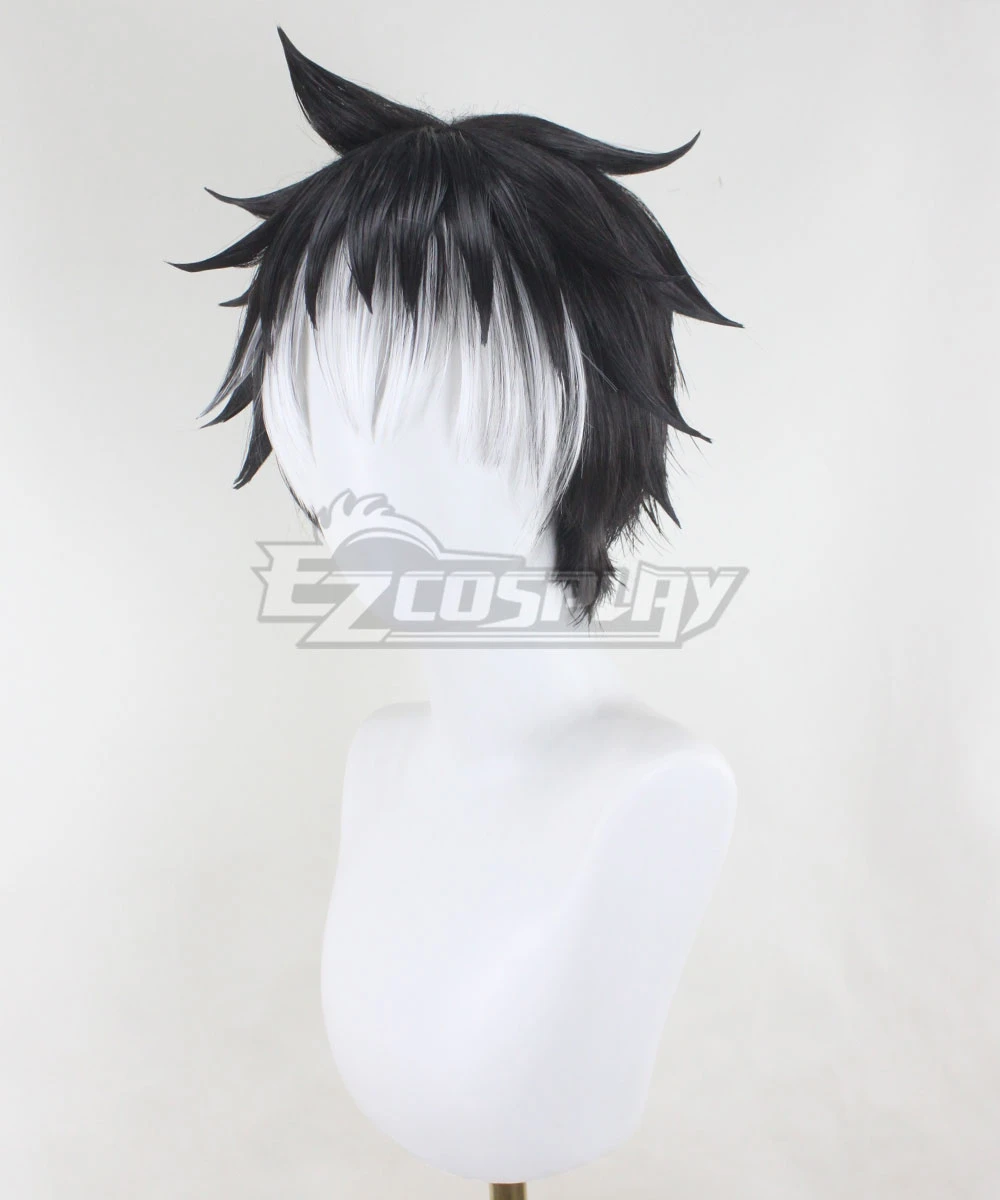 Kaiju No. 8 Gen Narumi Gray Black Cosplay Wig B Edition - Image 4