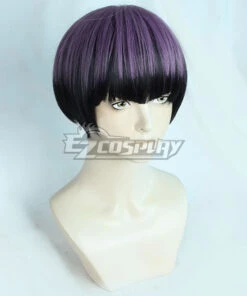 Kaiju No. 8 Soshiro Hoshina Purple Cosplay Wig -EZCOSPLAY SHOP kaiju no. 8 soshiro hoshina purple cosplay wig 3