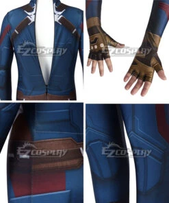 Kids Marvel Avengers 4: Endgame Steven Rogers Captain America Zentai Jumpsuit Cosplay Costume -EZCOSPLAY SHOP kids marvel avengers 4 endgame steven rogers cosplay costume 7