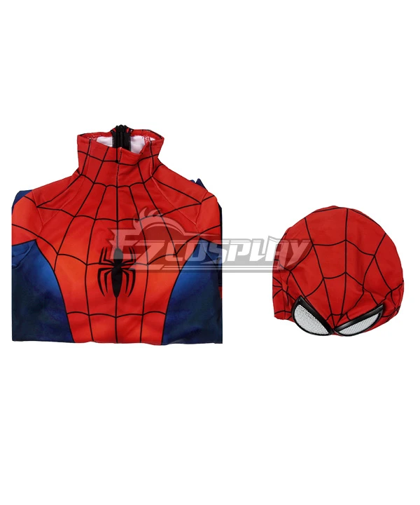 Kids Marvel Ultimate Spider-Man Season1Peter Parker Zentai Jumpsuit Cosplay Costume 8 Kids Marvel Ultimate Spider-Man Season1Peter Parker Zentai Jumpsuit Cosplay Costume - Image 8