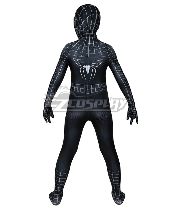 Kids Spider Man 3 Venom Spider-man Zentai Jumpsuit Cosplay Costume 3 Kids Spider Man 3 Venom Spider-man Zentai Jumpsuit Cosplay Costume - Image 3