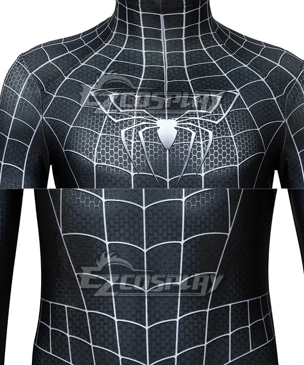 Kids Spider Man 3 Venom Spider-man Zentai Jumpsuit Cosplay Costume 4 Kids Spider Man 3 Venom Spider-man Zentai Jumpsuit Cosplay Costume - Image 4
