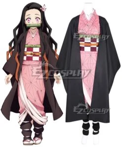 Demon Slayer: Kimetsu No Yaiba Nezuko Kamado Cosplay Costume -EZCOSPLAY SHOP kimetsu no yaiba nezuko kamado cosplay costume 1