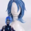 Kingdom Heart III Aqua Blue Cosplay Wig