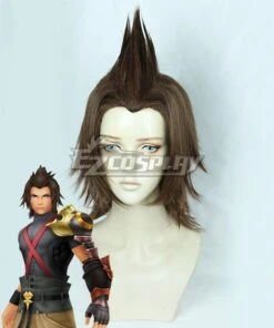 Kingdom Hearts Birth By Sleep Terra Brown Cosplay Wig