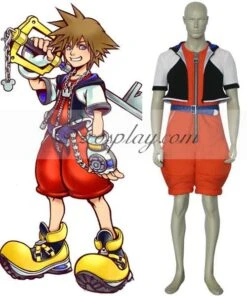Kingdom Hearts 1 Sora Cosplay Costume