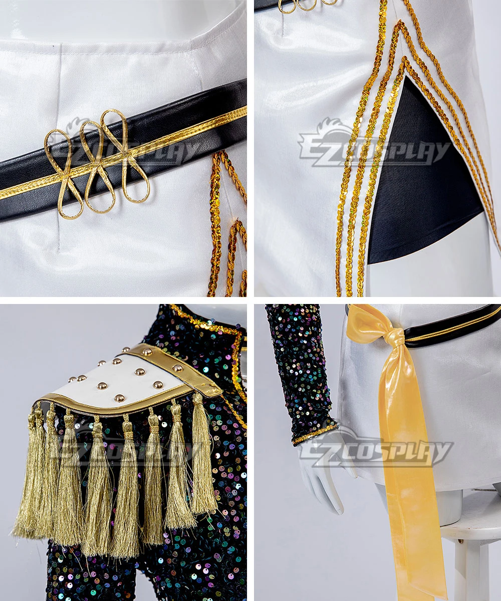 Kpop Demon Hunters Mira Golden Black Dance Outfit Cosplay Costume 10 Kpop Demon Hunters Mira Golden Black Dance Outfit Cosplay Costume - Image 10