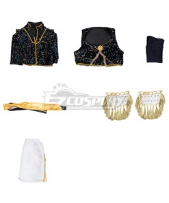 Kpop Demon Hunters Mira Golden Black Dance Outfit Cosplay Costume 25 Kpop Demon Hunters Mira Golden Black Dance Outfit Cosplay Costume -EZCOSPLAY SHOP kpop demon hunters mira golden black dance outfit cosplay costume 13