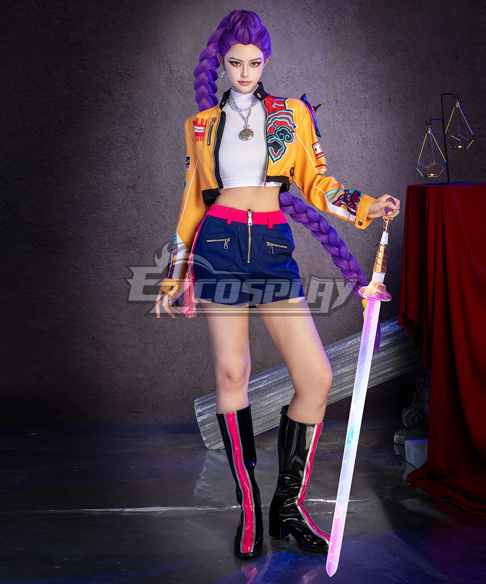 Kpop Demon Hunters Rumi Cosplay Costume 1 Kpop Demon Hunters Rumi Cosplay Costume
