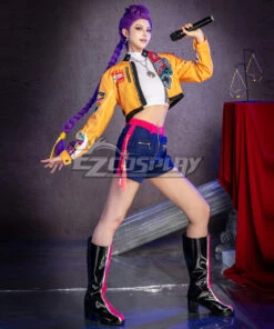 Kpop Demon Hunters Rumi Cosplay Costume 15 Kpop Demon Hunters Rumi Cosplay Costume -EZCOSPLAY SHOP kpop demon hunters rumi cosplay costume 03