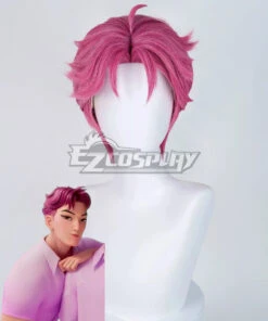 Kpop Demon Hunters The Saja Boys Abby Red Cosplay Wig