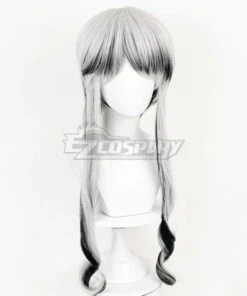 Land Of The Lustrous Houseki No Kuni Ghost Quartz Black White Cosplay Wig -EZCOSPLAY SHOP land of the lustrous houseki no kuni ghost quartz black white cosplay wig 5