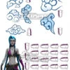 League Of Legends LOL Loose Cannon Jinx Tattoo Stickers Cosplay Accessory Prop -EZCOSPLAY SHOP league of cosplay accessory prop 7