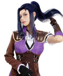 League Of Legends LOL Arcane Caitlyn B Version CosplayCostume -EZCOSPLAY SHOP league of legends lol arcane caitlyn b version cosplay costume 04